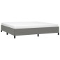 vidaXL Estructura de cama tela gris oscuro 200x200 cm vidaXL Estructura de cama tela gris oscuro 200x200 cm