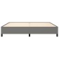 vidaXL Estructura de cama tela gris oscuro 200x200 cm vidaXL Estructura de cama tela gris oscuro 200x200 cm