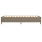 vidaXL Estructura de cama de tela gris taupe 80x200 cm vidaXL Estructura de cama de tela gris taupe 80x200 cm