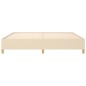 vidaXL Estructura de cama de tela color crema 200x200 cm vidaXL Estructura de cama de tela color crema 200x200 cm