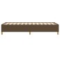 vidaXL Estructura de cama de tela marrón 90x190 cm vidaXL Estructura de cama de tela marrón 90x190 cm