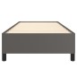 vidaXL Estructura de cama cuero sintético gris 90x190 cm