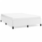 vidaXL Estructura de cama de cuero sintético blanco 140x200 cm vidaXL Estructura de cama de cuero sintético blanco 140x200 cm