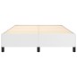 vidaXL Estructura de cama de cuero sintético blanco 140x200 cm vidaXL Estructura de cama de cuero sintético blanco 140x200 cm