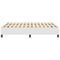 vidaXL Estructura de cama de cuero sintético blanco 140x200 cm vidaXL Estructura de cama de cuero sintético blanco 140x200 cm