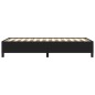 vidaXL Estructura de cama de cuero sintético negro 100x200 cm vidaXL Estructura de cama de cuero sintético negro 100x200 cm