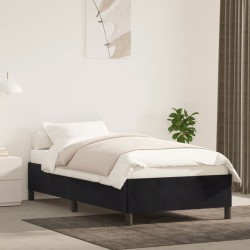 vidaXL Estructura de cama de terciopelo gris claro 100x200 cm