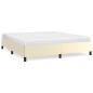 vidaXL Estructura de cama de cuero sintético crema 180x200 cm vidaXL Estructura de cama de cuero sintético crema 180x200 cm