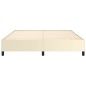 vidaXL Estructura de cama de cuero sintético crema 180x200 cm vidaXL Estructura de cama de cuero sintético crema 180x200 cm