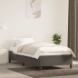 vidaXL Estructura de cama de terciopelo gris oscuro 90x200 cm vidaXL Estructura de cama de terciopelo gris oscuro 90x200 cm