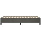 vidaXL Estructura de cama de terciopelo gris oscuro 90x200 cm vidaXL Estructura de cama de terciopelo gris oscuro 90x200 cm