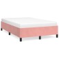 vidaXL Estructura de cama de terciopelo rosa 120x200 cm vidaXL Estructura de cama de terciopelo rosa 120x200 cm