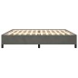 vidaXL Estructura de cama de terciopelo gris oscuro 180x200 cm vidaXL Estructura de cama de terciopelo gris oscuro 180x200 cm
