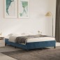 vidaXL Estructura de cama de terciopelo azul 140x190 cm vidaXL Estructura de cama de terciopelo azul 140x190 cm