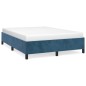 vidaXL Estructura de cama de terciopelo azul 140x190 cm vidaXL Estructura de cama de terciopelo azul 140x190 cm