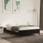 vidaXL Estructura de cama de terciopelo negro 140x190 cm vidaXL Estructura de cama de terciopelo negro 140x190 cm