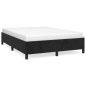 vidaXL Estructura de cama de terciopelo negro 140x190 cm vidaXL Estructura de cama de terciopelo negro 140x190 cm