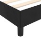 vidaXL Estructura de cama de terciopelo negro 140x190 cm vidaXL Estructura de cama de terciopelo negro 140x190 cm