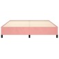 vidaXL Estructura de cama de terciopelo rosa 180x200 cm vidaXL Estructura de cama de terciopelo rosa 180x200 cm