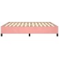 vidaXL Estructura de cama de terciopelo rosa 180x200 cm vidaXL Estructura de cama de terciopelo rosa 180x200 cm