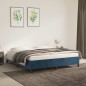 vidaXL Estructura de cama de terciopelo azul 160x200 cm vidaXL Estructura de cama de terciopelo azul 160x200 cm