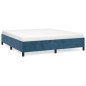 vidaXL Estructura de cama de terciopelo azul 160x200 cm vidaXL Estructura de cama de terciopelo azul 160x200 cm