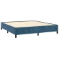 vidaXL Estructura de cama de terciopelo azul 160x200 cm vidaXL Estructura de cama de terciopelo azul 160x200 cm