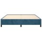 vidaXL Estructura de cama de terciopelo azul 160x200 cm vidaXL Estructura de cama de terciopelo azul 160x200 cm