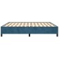 vidaXL Estructura de cama de terciopelo azul 160x200 cm vidaXL Estructura de cama de terciopelo azul 160x200 cm