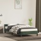vidaXL Estructura cama con cabecero terciopelo verde oscuro 80x200 cm vidaXL Estructura cama con cabecero terciopelo verde oscuro 80x200 cm