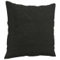 vidaXL Cojines decorativos 2 uds tela negro 40x40 cm vidaXL Cojines decorativos 2 uds tela negro 40x40 cm