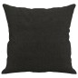 vidaXL Cojines decorativos 2 uds tela negro 40x40 cm vidaXL Cojines decorativos 2 uds tela negro 40x40 cm