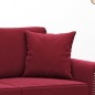 vidaXL Cojines decorativos 2 uds terciopelo rojo tinto 40x40 cm