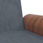 vidaXL Sofá cama con portavasos terciopelo gris oscuro vidaXL Sofá cama con portavasos terciopelo gris oscuro
