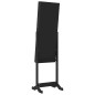 vidaXL Espejo con joyero de pie negro 42x38x152 cm vidaXL Espejo con joyero de pie negro 42x38x152 cm