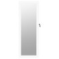 vidaXL Espejo con joyero de pared blanco 37,5x10x106 cm vidaXL Espejo con joyero de pared blanco 37,5x10x106 cm
