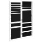 vidaXL Espejo con joyero de pared blanco 37,5x10x106 cm vidaXL Espejo con joyero de pared blanco 37,5x10x106 cm