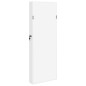 vidaXL Espejo con joyero de pared blanco 37,5x10x106 cm vidaXL Espejo con joyero de pared blanco 37,5x10x106 cm