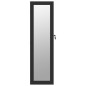 vidaXL Espejo con joyero de pared negro 30x8,5x106 cm