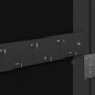 vidaXL Espejo con joyero de pared negro 30x8,5x106 cm