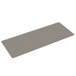 vidaXL Alfombra de pasillo con aspecto de sisal plateada 80x200 cm