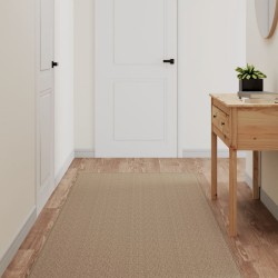 vidaXL Alfombra de pasillo con aspecto de sisal color arena 80x200 cm