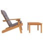 vidaXL Juego de muebles de jardín Adirondack 2 piezas madera acacia