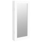 vidaXL Espejo con joyero de pared blanco 30x8,5x67 cm vidaXL Espejo con joyero de pared blanco 30x8,5x67 cm