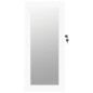 vidaXL Espejo con joyero de pared blanco 30x8,5x67 cm vidaXL Espejo con joyero de pared blanco 30x8,5x67 cm