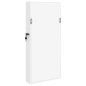 vidaXL Espejo con joyero de pared blanco 30x8,5x67 cm vidaXL Espejo con joyero de pared blanco 30x8,5x67 cm