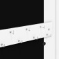 vidaXL Espejo con joyero de pared blanco 30x8,5x67 cm vidaXL Espejo con joyero de pared blanco 30x8,5x67 cm