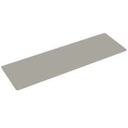 vidaXL Alfombra de pasillo con aspecto de sisal gris taupe 80x250 cm