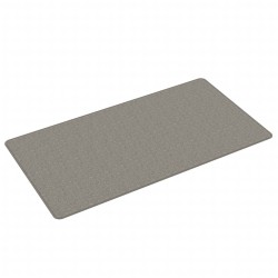 vidaXL Alfombra de pasillo con aspecto de sisal plateada 80x150 cm