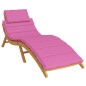 vidaXL Cojín de tumbona tela Oxford rosa vidaXL Cojín de tumbona tela Oxford rosa